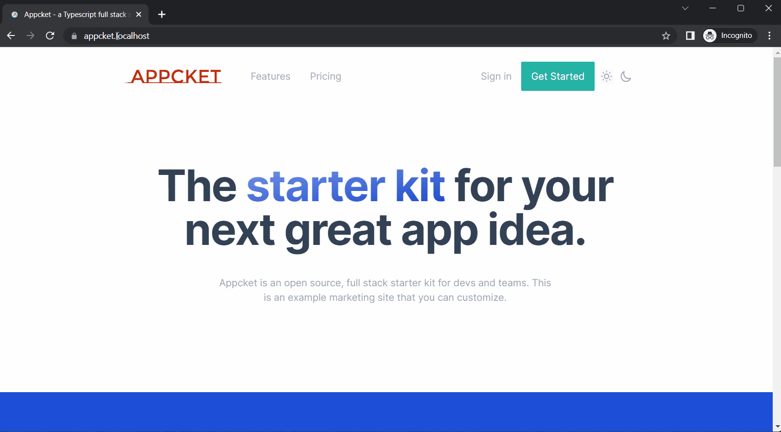 Appcket Demo